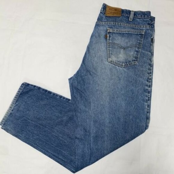 Levis 540 Vintage Jeans Size 38 x 32 Leather Tab Nice light Wash - Picture 4 of 6